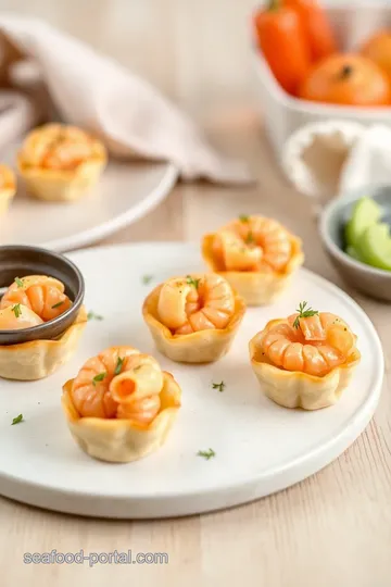 Bake Prawn Pastry Bites | Quick & Tasty Appetizer presentation