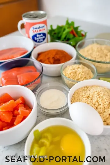 Delicious Baked Salmon Loaf Recipe ingredients