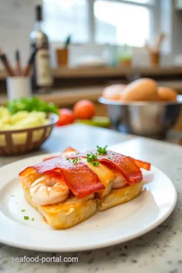 Shrimp and Crab Stuffed Bacon Rolls steps