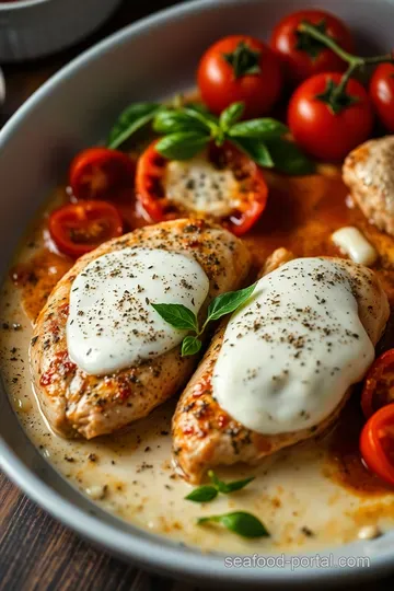 Baked Chicken Caprese: A Delightful Italian-Inspired Dish presentation