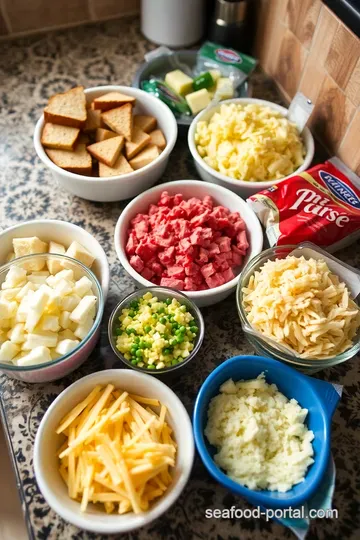 Baked Reuben Casserole ingredients