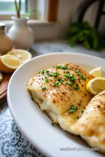Baked Walleye with Herb Butter Crust steps