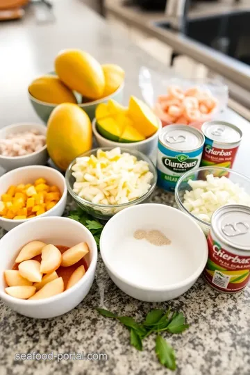 Mango Shrimp Coconut Soup ingredients