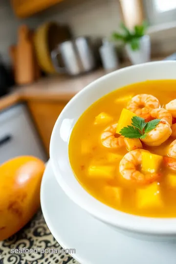 Mango Shrimp Coconut Soup steps