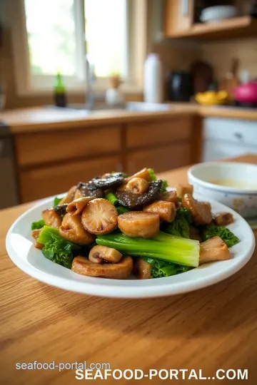 Braised Sea Cucumber with Mushrooms steps