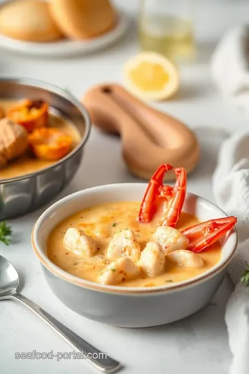 Broil California Seafood Bisque Soup steps