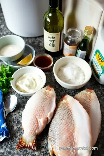 Miso-Glazed Sea Bass ingredients