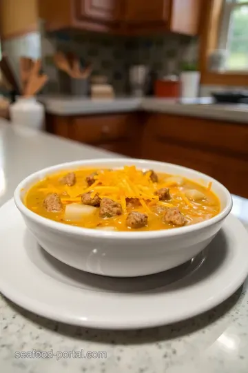 Cheeseburger Chowder: A Comfy Twist on a Classic Dish steps