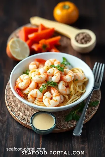 Shrimp Pasta Salad with Caesar Vinaigrette ingredients