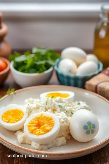 Boiled Eggs Creamy Delightful Salad ingredients