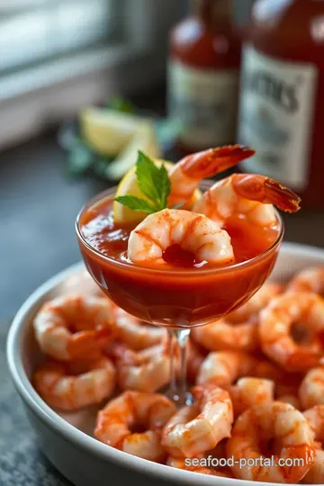 Classic Shrimp Cocktail: A Timeless Appetizer presentation