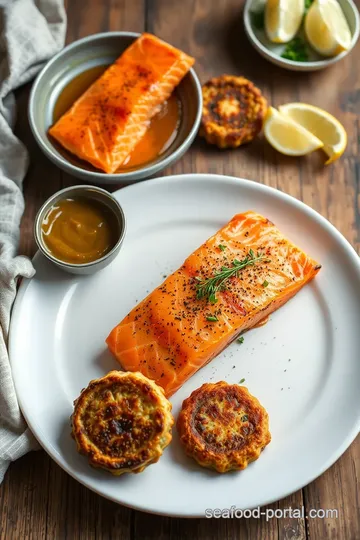 Overnight Cold Smoked Salmon with Latkes steps