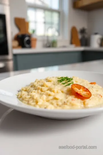 Sea Cream Risotto steps