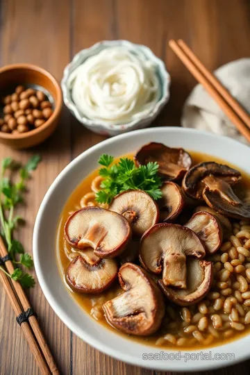 Ramen with Shiitake Mushrooms & Prawn Dumplings ingredients