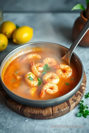 Spicy Shrimp Soup with Zesty Citrus steps