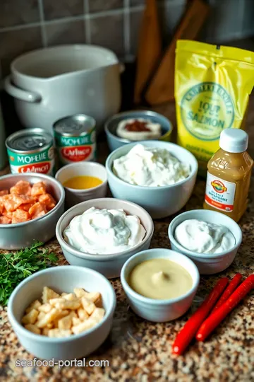Creamy Canned Salmon Dip: A Delicious Appetizer ingredients