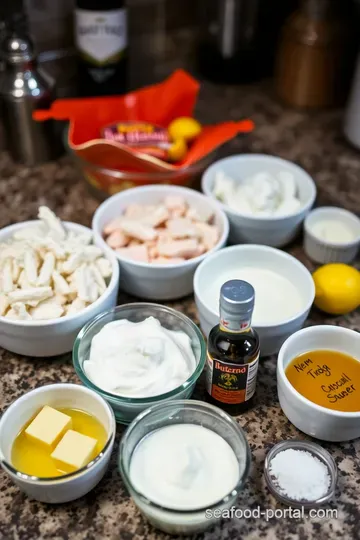 Creamy Crab Delight Dip ingredients