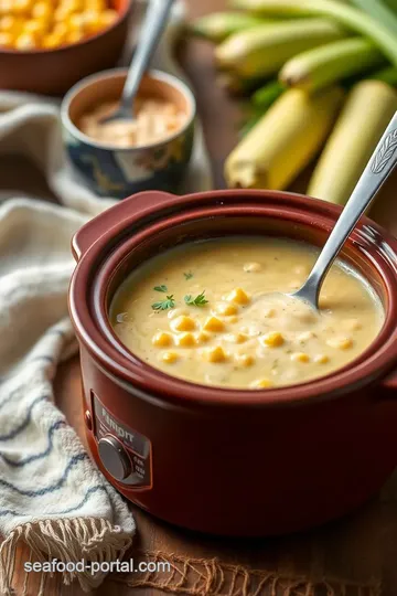 Crockpot Corn Chowder: Creamy Comfort presentation