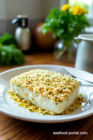 Crispy Baked Crusted Cod with a Zesty Herb Topping steps