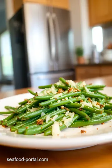 Crispy Baked Green Beans with Parmesan and Garlic steps