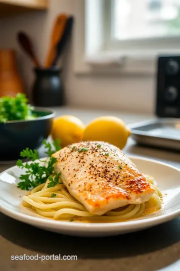 Crispy Pan-Seared Sea Bream with Lemon Herb Butter steps