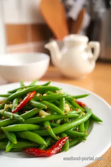 Crispy Stir-Fried Snow Peas with Garlic and Ginger steps