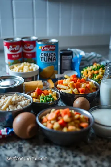 Crispy Tuna Hotdish Delight ingredients
