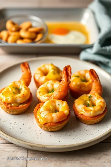 Baked Shrimp Appetizers with Cheesy Eggs steps