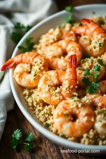 Decadent Baked Stuffed Shrimp with Garlic Butter and Herb Crust presentation