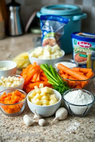 Crab and Shrimp Seafood Bisque ingredients