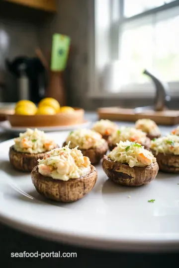 Delectable Stuffed Crab Mushrooms steps