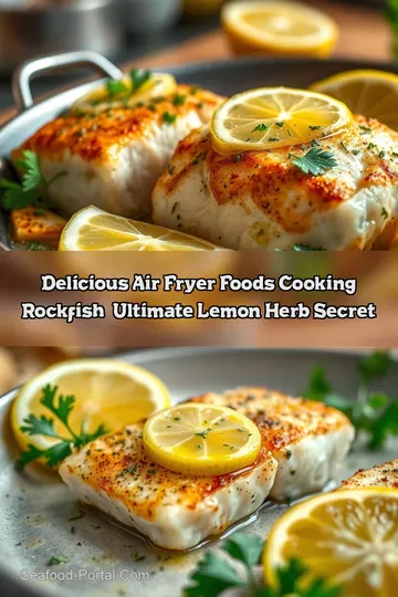 Delicious Air Fryer Foods Cooking Rockfish: Ultimate Lemon Herb Secret