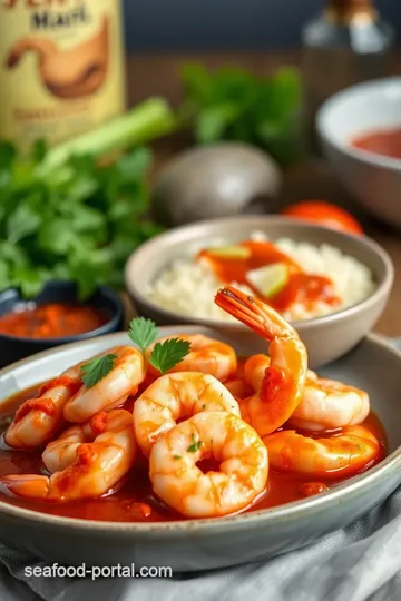 Sautéed Shrimp with Savory Cajun Sauce ingredients