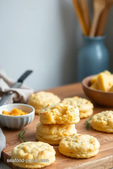 Fluffy & Easy Cheddar Bay Biscuits presentation