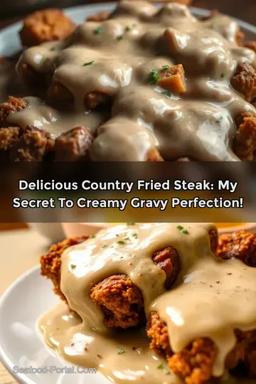 Delicious Country Fried Steak: My Secret to Creamy Gravy Perfection!