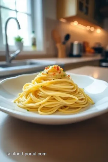 Creamy Sea Urchin Pasta steps