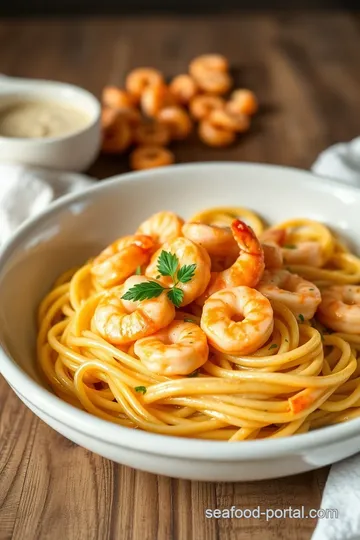 Delicious Creamy Shrimp Pasta Delight steps