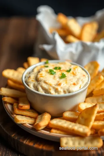 Baked Crab Dip with Creamy Cheese Flavor presentation