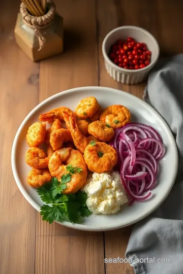 Fried Prawns & Cauliflower Crispy Cutlets ingredients