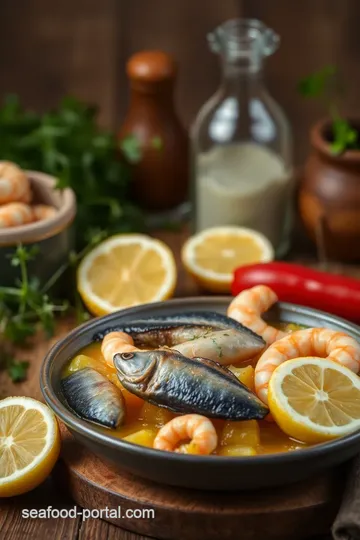 Zesty Sautéed Sardines & Prawns in Lemon Sauce ingredients