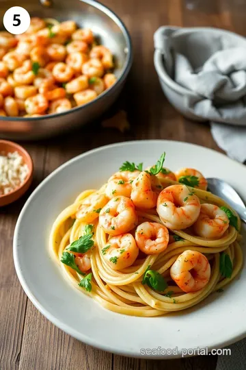 Sautéed Shrimp Scampi Pasta - Quick & Easy steps