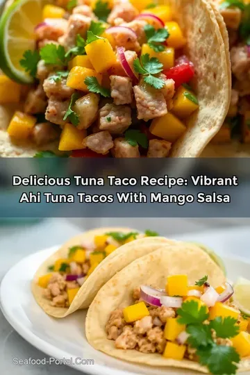 Delicious Tuna Taco Recipe: Vibrant Ahi Tuna Tacos with Mango Salsa