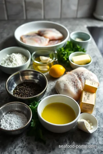 Easy Pan-Seared Black Sea Bass with Lemon Herb Sauce ingredients