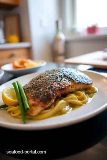 Easy Pan-Seared Black Sea Bass with Lemon Herb Sauce steps