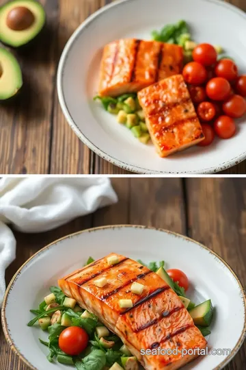 Grilled Salmon Salad with Avocado Delight steps