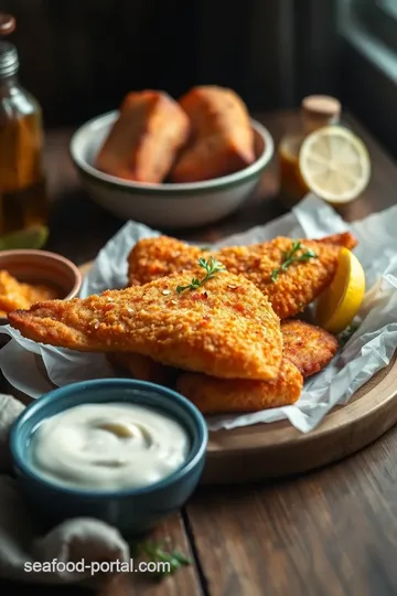 Crispy Battered Fish Recipe presentation