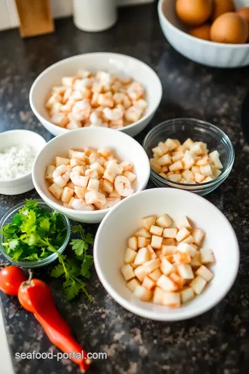 Crispy Seafood Fritters with Spicy Remoulade ingredients