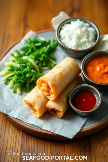 Delicious Shrimp Egg Rolls ingredients