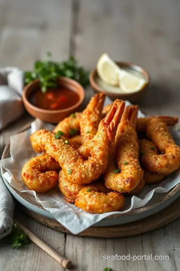 Fried Veg Bread Prawns - Crunchy & Delicious presentation