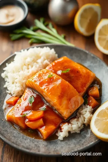 Fry Pandan Salmon with Aromatic Sauce ingredients